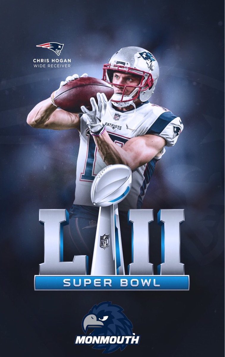 MUHawksFB's tweet image. Nice try, @PennStateFball 

Since Chris actually played football at Monmouth, we fixed your graphic for you. 

We appreciate the publicity