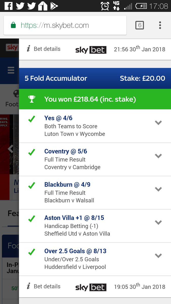 Boooooooooom today's mixed accumulator lands <a href="/VIPcashbuilder/">VIPcashbuilder</a>  odds of 9/1 that's 2/3 since I opened my new VIP site. I will be posting a daily accumulator from now on along with golf, horse racing , boxing tips and many more. Join now for just £10💷💷💷