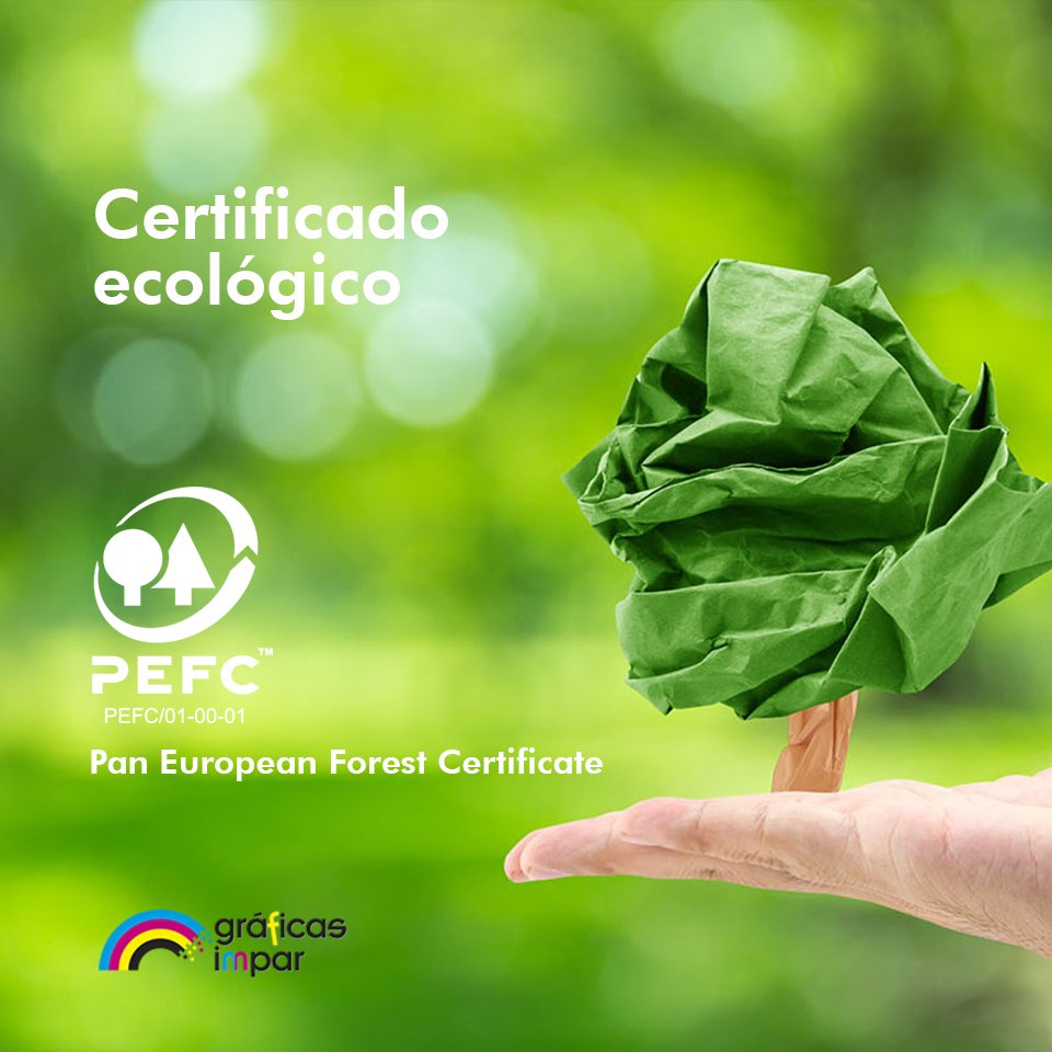 graficasimpar's tweet photo. Gráficas Impar cuenta con el Certificado Forestal Pan Europeo (PEFC), el cuál promueve la gestión responsable de los bosques teniendo en cuenta, además de la gestión de la madera, el uso social y económico de éstos. #imprenta #offset #impresiondigital #Toledo https://t.co/FClkFwTvyf