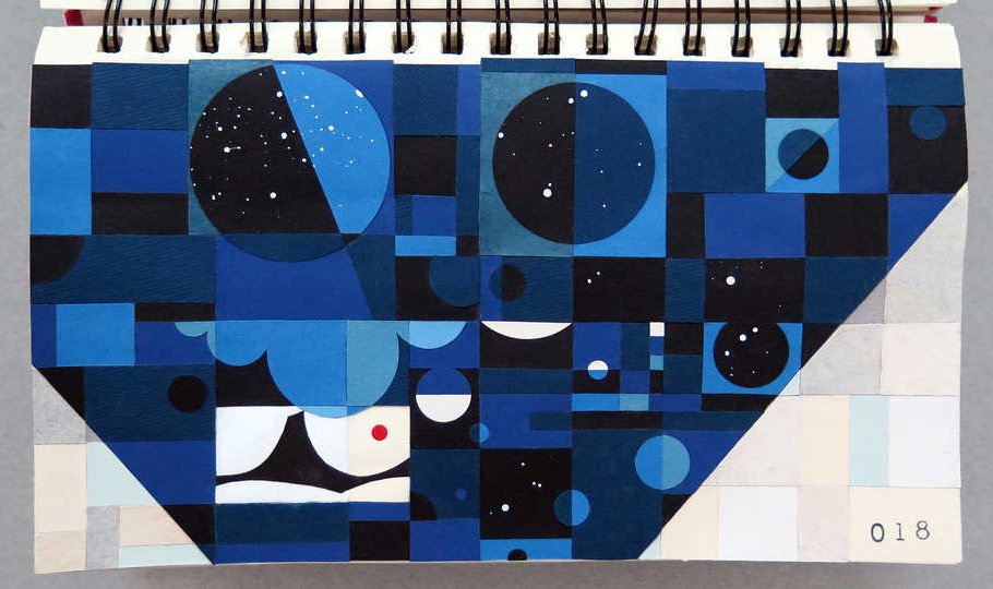 bartalos's tweet photo. My @CalAcademy LV Sketchbook Page 018 is inspired by the decreased ozone hole over Antarctica. https://t.co/IhERfKmIe2 https://t.co/F2PvueEj60