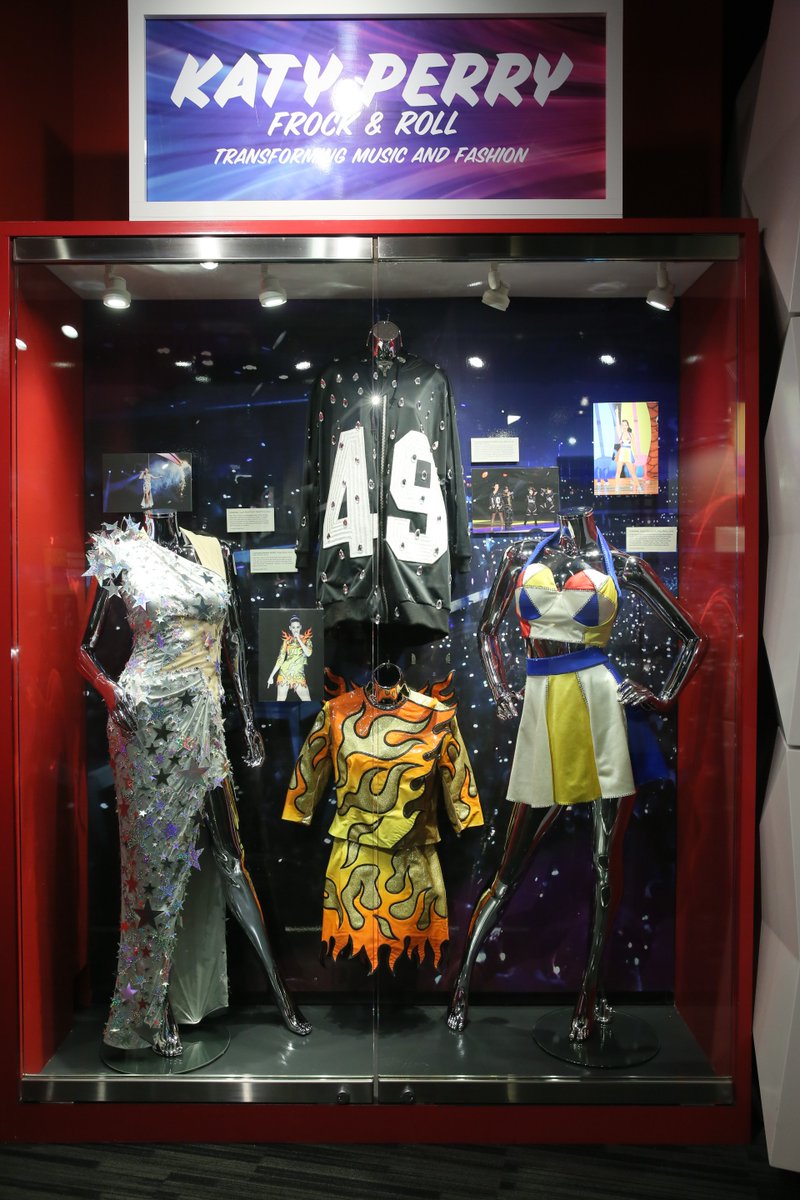 It's #SuperbowlSunday! Now is a perfect time to head down to the Museum and  see all the outfits @katyperry wore while headlining the #SuperBowl XLIX  halftime show!, image size:800x1200