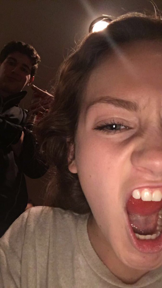 megannweber's tweet photo. Happy birthday @lukecal28 !!🎉🎈😁 you always seem to make ur way into the back of my selfies :/ lol hope you have a great day!! https://t.co/RvcS5OTNv8