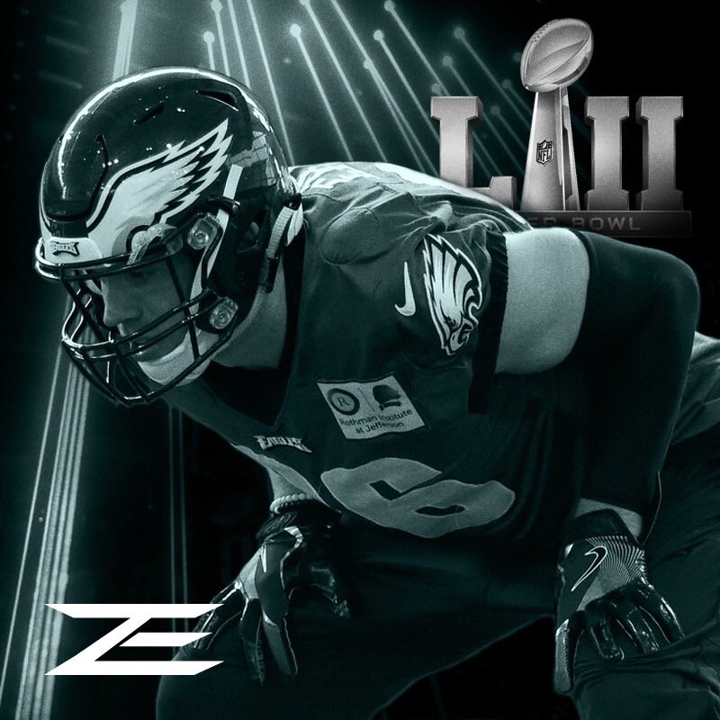 ZERTZ_86's tweet photo. It’s finally here! The day you dream about as a kid! Time to Go! #FlyEaglesFly #SBLII https://t.co/3O0koCVBwA