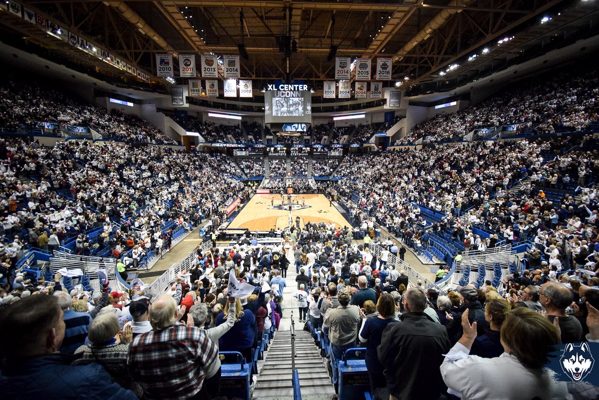UConnHuskies's tweet photo. Underway in Hartford! Watch live on @SNYtv.
#WhiteoutWeek #DemandMore https://t.co/n7U32FYyea