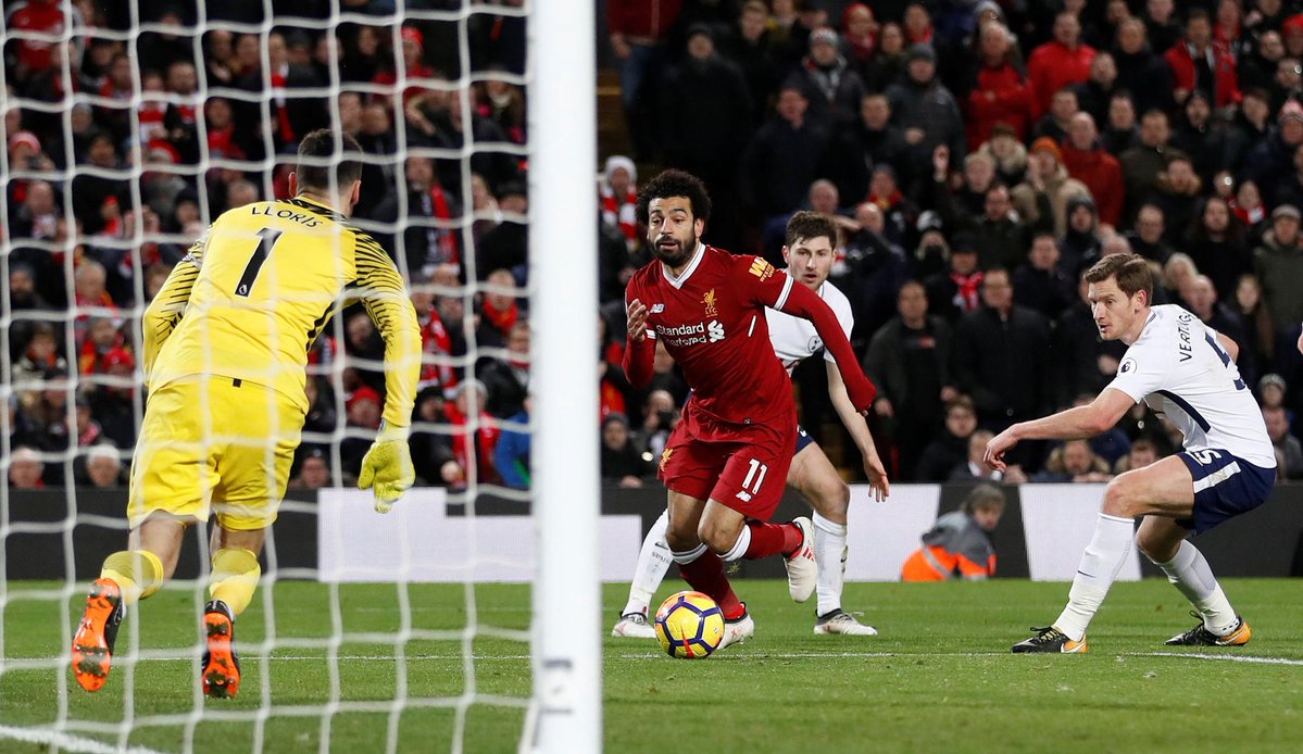 Mo Salah! WHAT A PLAYER, If I found him in bed with my missus…I'd tuck him in! #LIVTOT