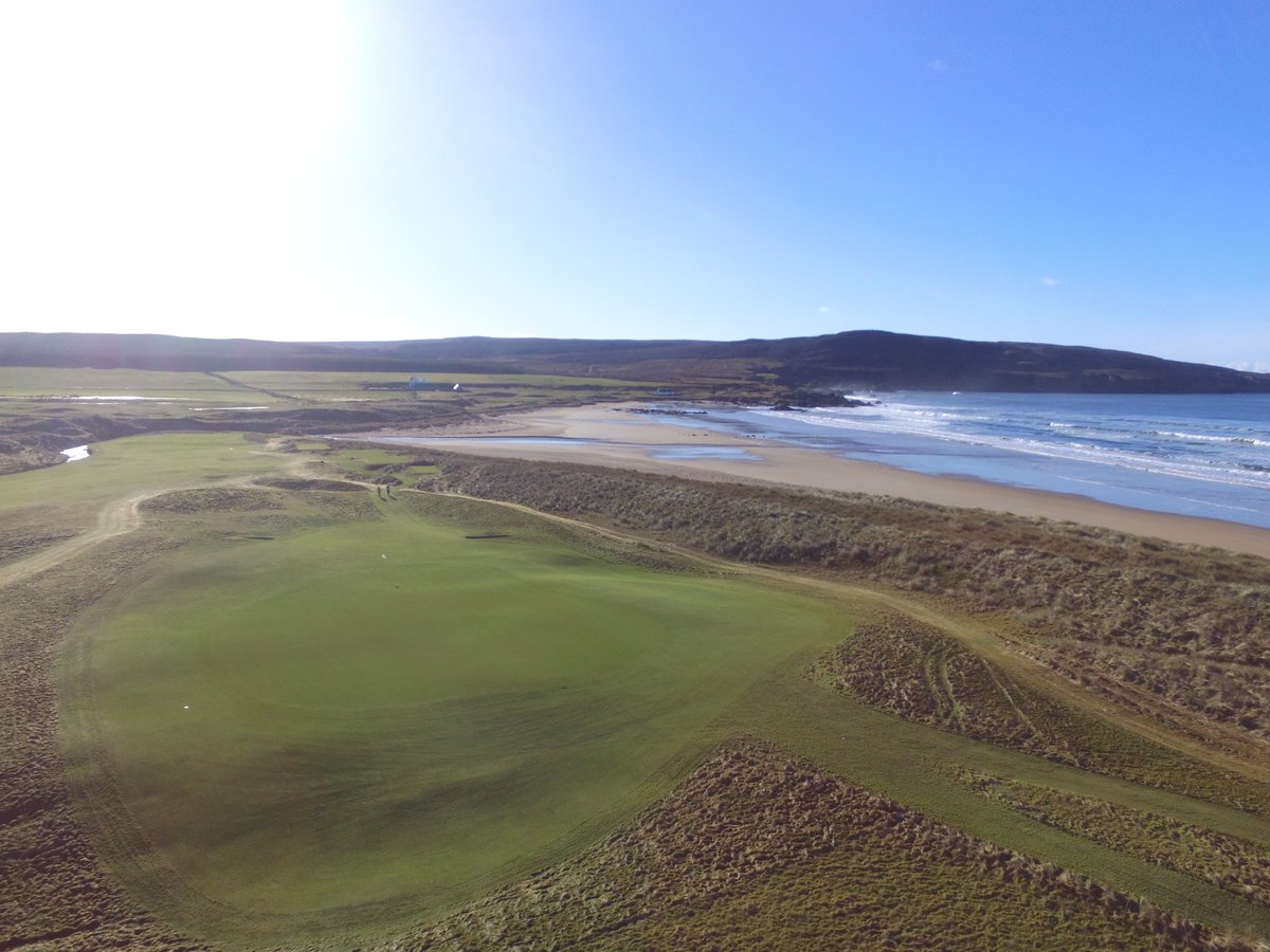 Beautiful day on the links, makes up for a terrible January