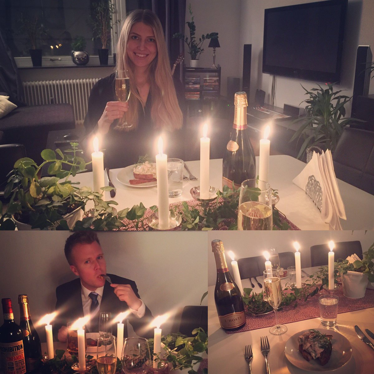 finance_wingman's tweet photo. Firar tre år tillsammans och att hon fått fast tjänst. #cheferna #vardagslyx #fasttjänst #avbrottirevisionen https://t.co/Em11UQEme9