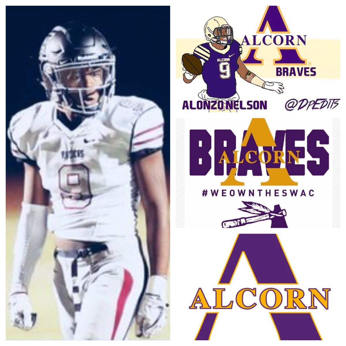 CoachGatorTKO's tweet photo. Congrats to DB Alonzo Nelson @alonzonelson5 on his commitment to Alcorn State University #D1 #alcornstateuniversity #alcornstatefootball https://t.co/TG7Ik0T9h7