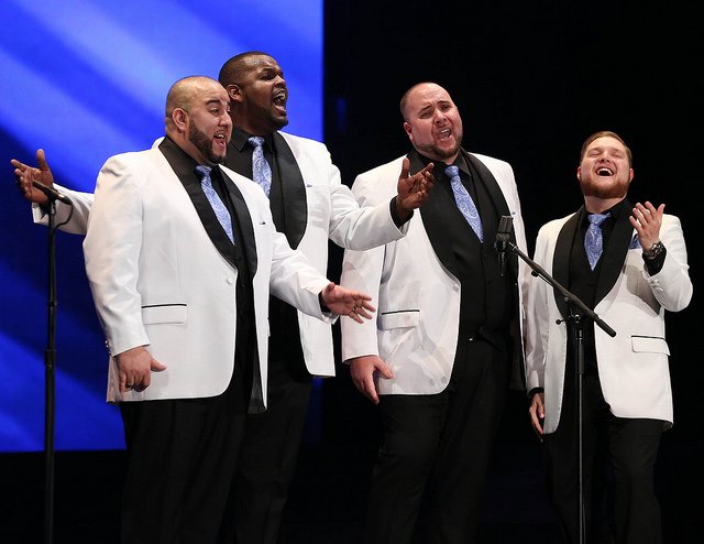 HarmonyInc's tweet image. We're excited to announce our #HI2018Orlando opening ceremony special guest quartet - Signature! #SignatureQuartet #BarberSoul