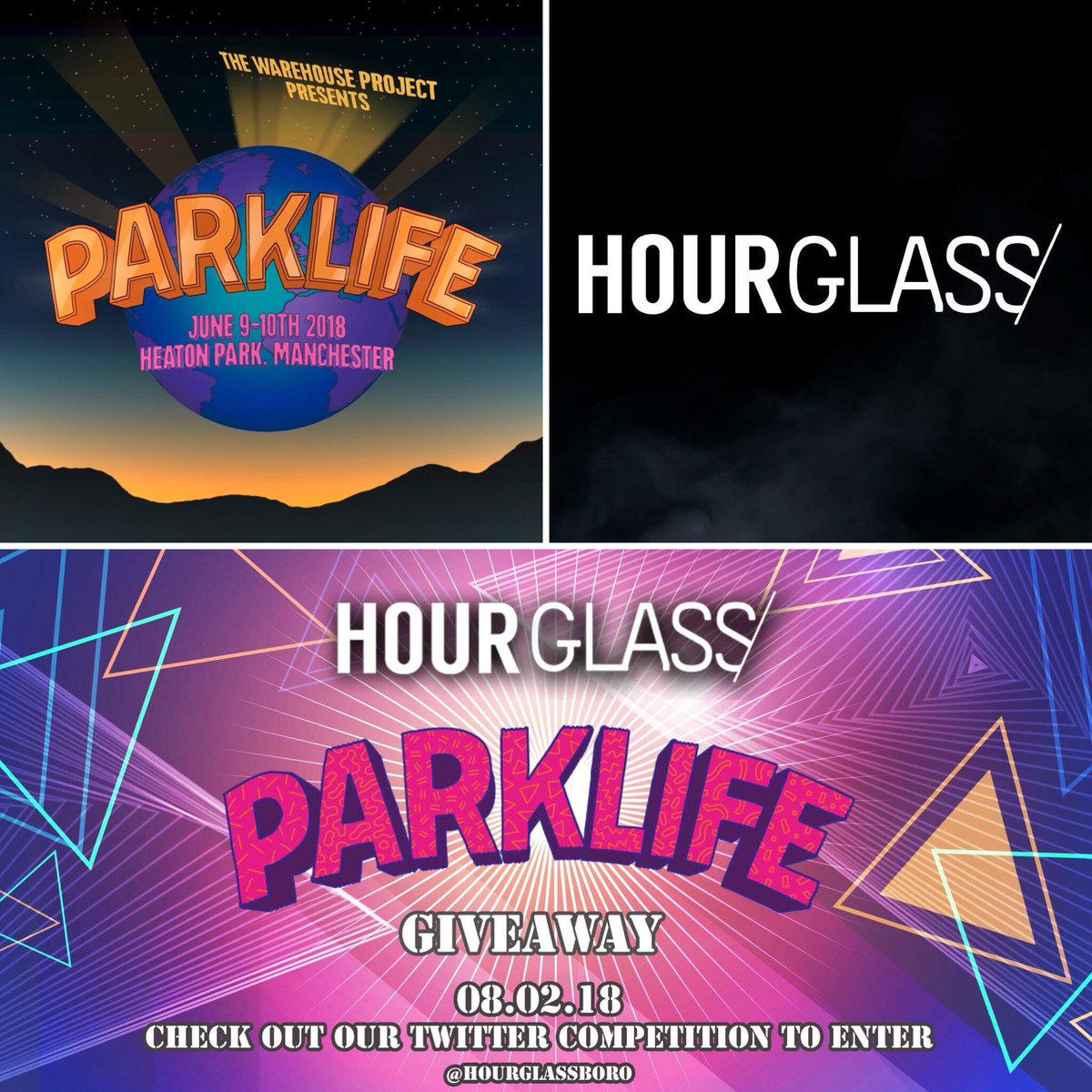 Hourglassboro's tweet photo. 🔶⏳🔶HOURGLASS PARKLIFE TICKET GIVEAWAY 🔶⏳🔶

RT &amp; FOLLOW @HourglassBoro TO WIN: 

2 TICKETS TO THIS YEARS PARKLIFE FESTIVAL 🔸🔸

+ BOOTH, VOKDKA, 5 FREE ENTRY’S @ HOURGLASS 8TH FEB🍾

+ 5 FREE COCKTAILS @macybrownsbar BEFORE 🍹

Good luck! ⏳ https://t.co/J3lrgdRGwj