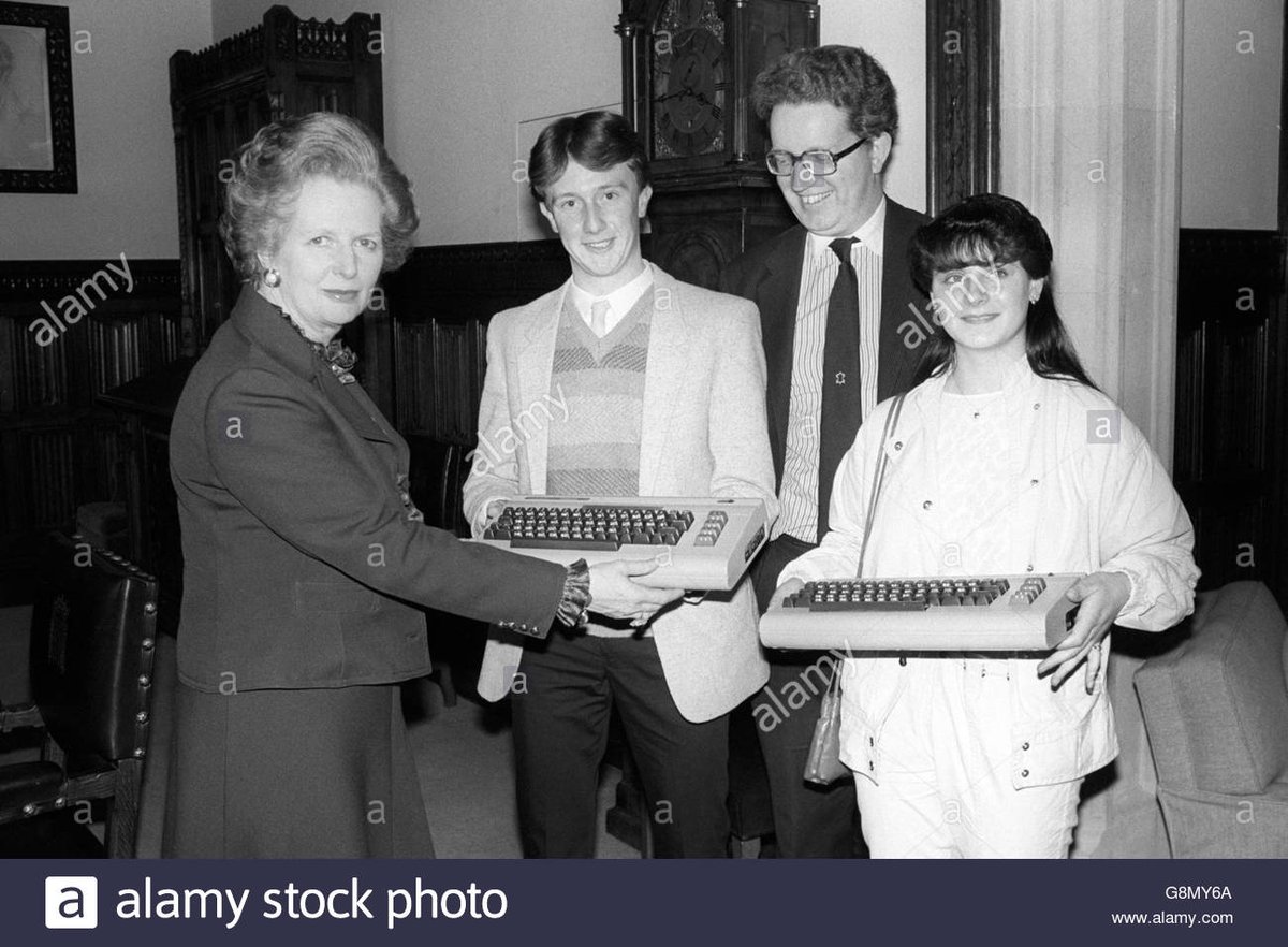 Thatcher was also apparently presented with the 1 millionth and 2 millionth Commodore computers, but I can't figure out when.