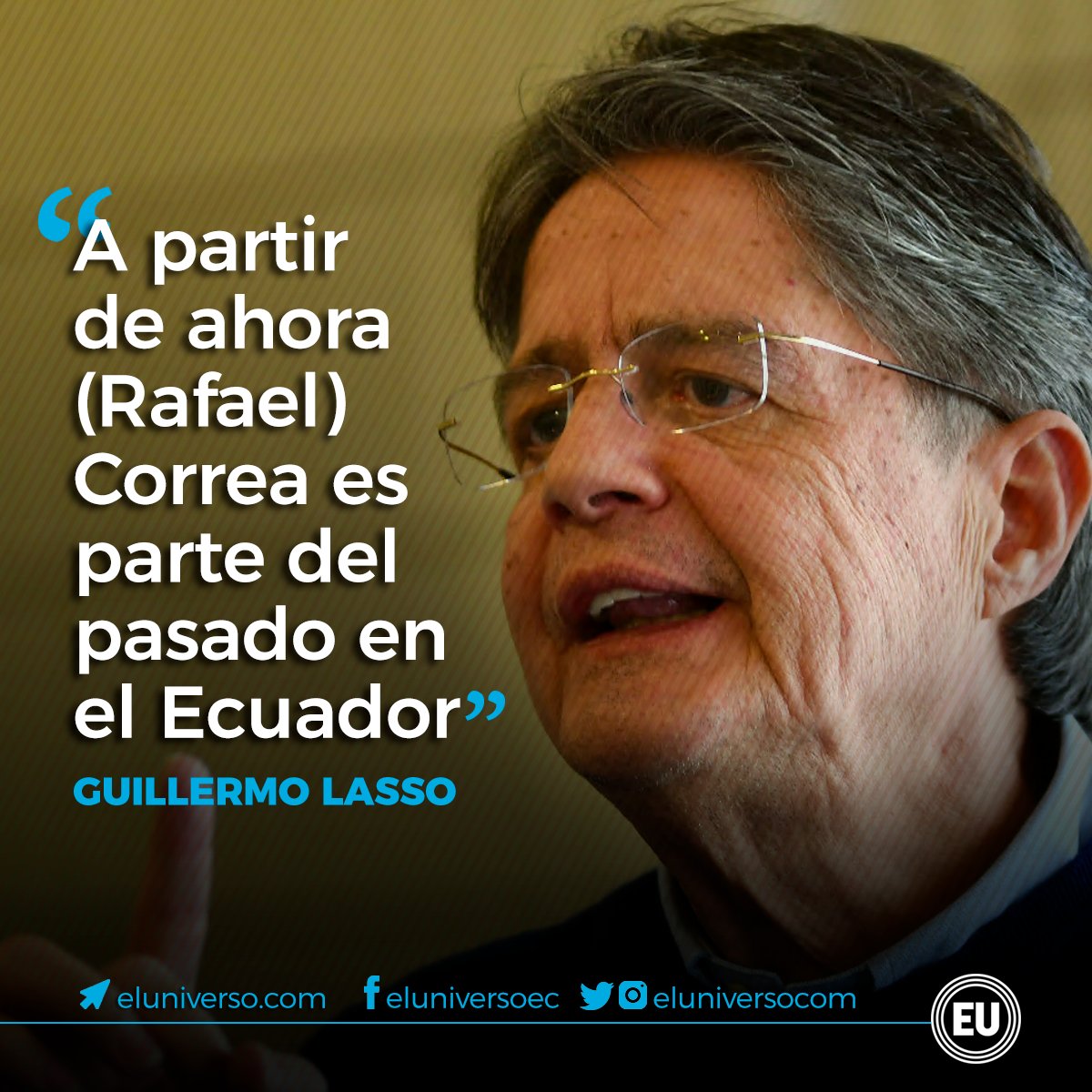 eluniversocom's tweet photo. Guillermo Lasso: Hoy es un día para festejar democráticamente  ►   https://t.co/S8vGi7gDr5  #consultaEC2018  #consultapopular https://t.co/Feair8v0P4