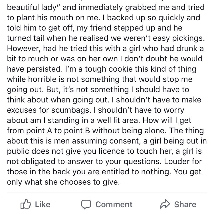 KT_Titch's tweet photo. Utterly horrified I am about multiple incidents that occurred while out and about in Camden. #angry #rant #rantpost #justified #meetoo #whenwillitchange #consent #girlgotclaws #pissedoff #donewithmen #angrygirl #feminist #feminism #somethingsgottagive #somethingneedstochange https://t.co/LuHECgff3c
