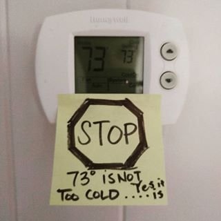 Centralgreenpod's tweet photo. Before you turn on the heating this week, try another alternative. Just a little chilly? Put on some extra layers of clothing. Of course there are times when you need to use the heating or air conditioning systems, but try to keep it to a minimum. #YouGotThisDutch #SavingEnergy https://t.co/DLCLNnLT33