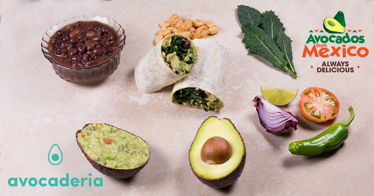 martys210's tweet photo. Try this show stopping Guac &amp; Black Bean Burrito recipe from @Avocaderia! Think beyond the bowl. Guac isn't just for chips anymore! #GuacWorld #TeamTABASCO #SB52 - https://t.co/TUFs7piN1d https://t.co/hxVm9xsdF1