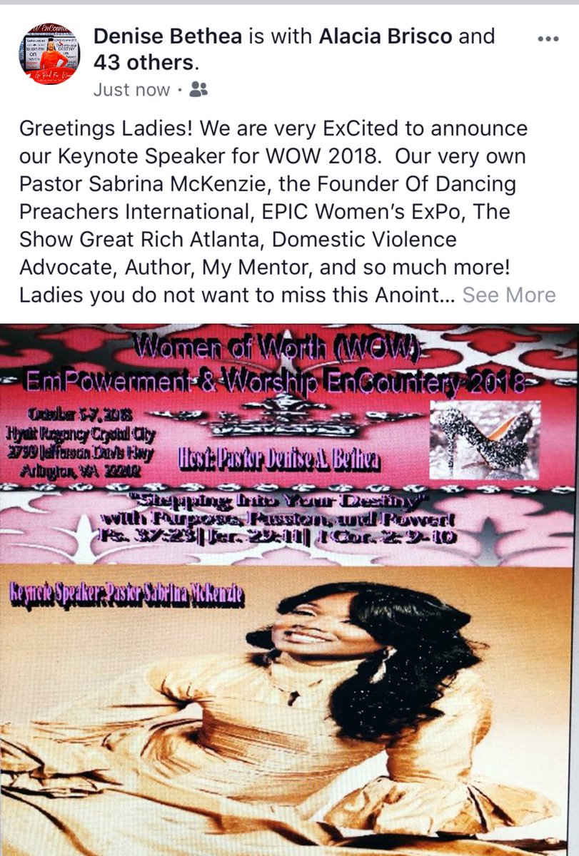 pastorsabrinamc's tweet photo. Baltimore Save the Date! #DancingPreachers https://t.co/jcgJBkynUf
