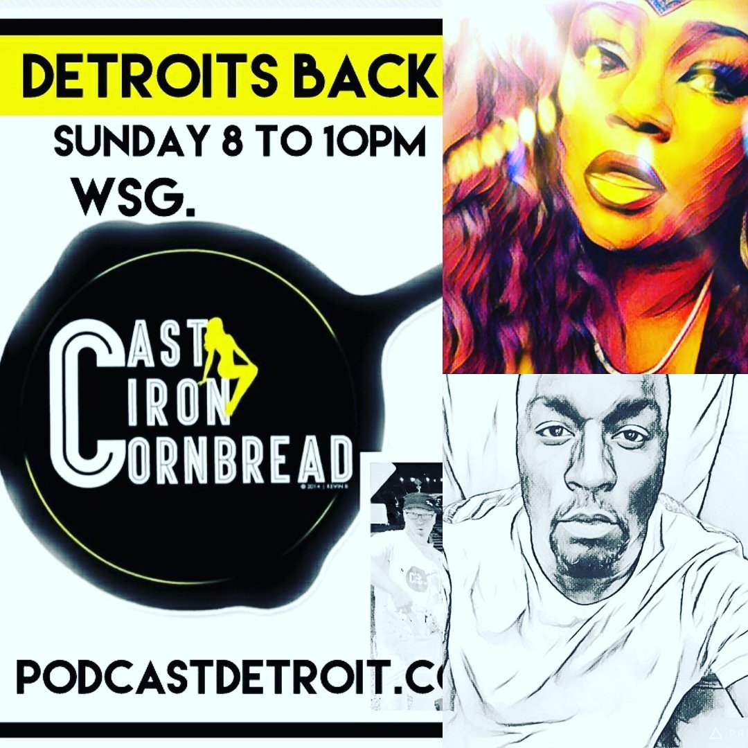 DETROITSBACK's tweet photo. Tonight on @DETROITSBACK @PodcastDetroit https://t.co/0HEzJm4FQW 8 to 10pm wsg. @castironcorn @flavhouze hosted by @Snowbunz420 https://t.co/f7SX0zlhyh