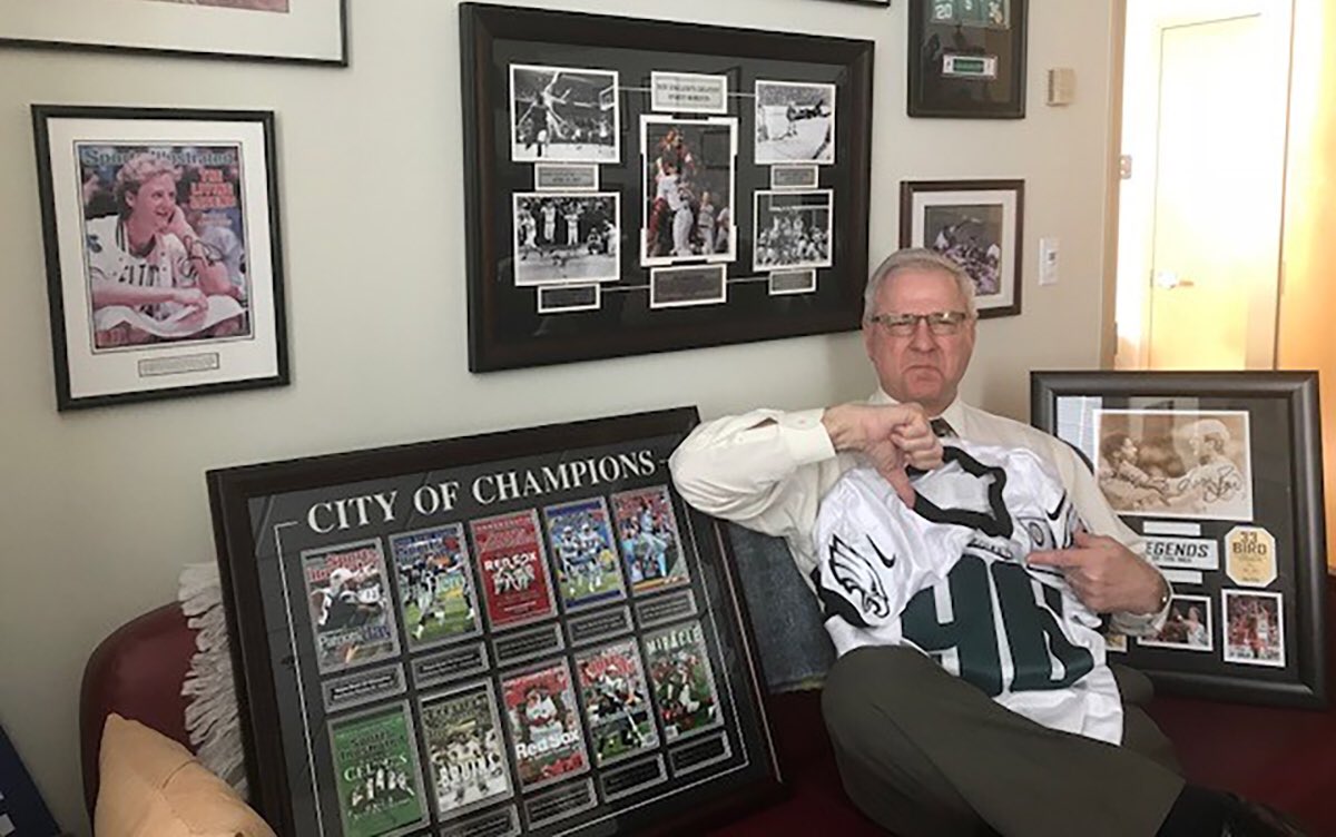 This <a href="/Patroits/">nancy neu</a> fan living in Philly is ready for #SuperBowlLII. I’ve got a lobster roll at stake with my buddy Dr. Dorkin, whose a lifelong Eagles fan and President at <a href="/MassMedical/">Massachusetts Medical Society (MMS)</a> - #NotDone