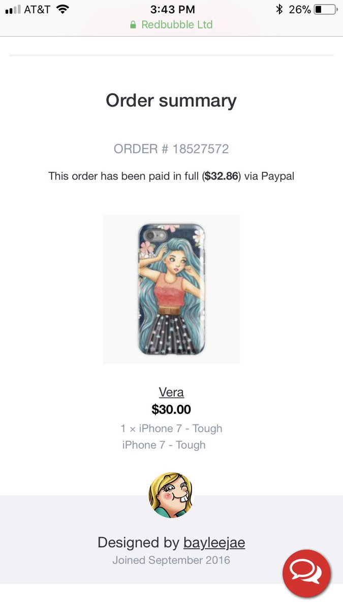 Elayna64's tweet photo. @Baylee_Jae Placed my second order from you today! It’s been over a year since the last time. Sad to see your first ytac isn’t up, because I want more of that art, but Vera is good enough. https://t.co/zzeq1wQKmK