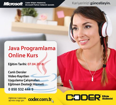 CoderAkademi's tweet image. Detaylı bilgi ve kayıt olmak için; bit.ly/2FLKnFR
#java #javaprogramlama