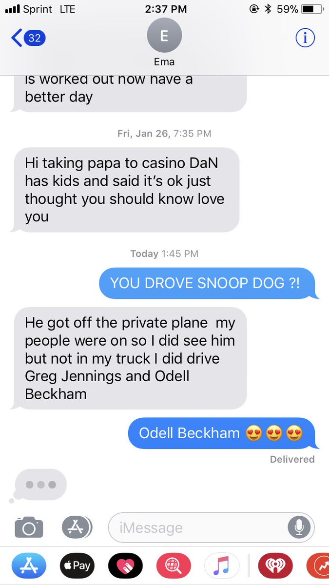 softballgurl222's tweet photo. My grandma drove Odell and Jennings yesterday 😩 https://t.co/KJd1V8a1FU