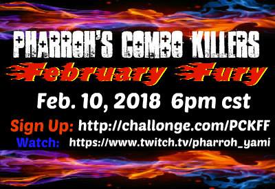 pharrohyami's tweet image. Full info @ facebook.com/PharrohComboKi…
#PCK is back February 10th 6pm cst!
1st Place wins a digital copy of @KillerInstinct Definitive Edition for Xb1 / Win10!
sign up @ challonge.com/PCKFF 
@ultimatetoy @FightSessions @TheDean02 @ST_LemonHunter @tfcbeads @XboxViking @IToTheG