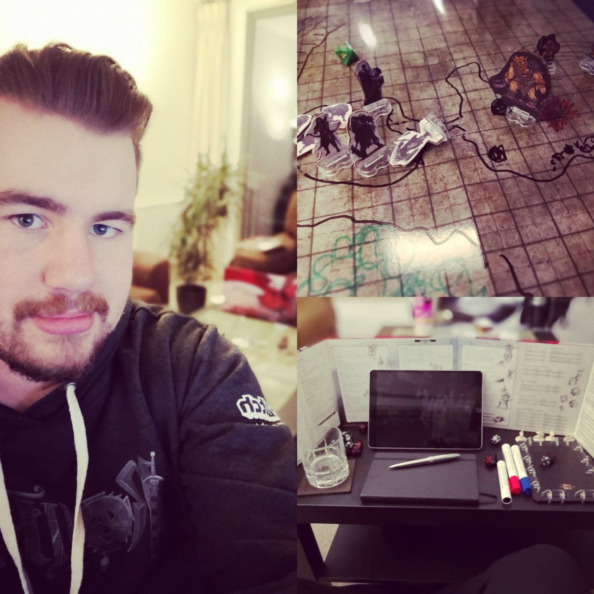 Addddam's tweet image. Ran D&amp;amp;D for the first time ever last night rocking the @RollPlay hoodie and had an absolute blast. #DND