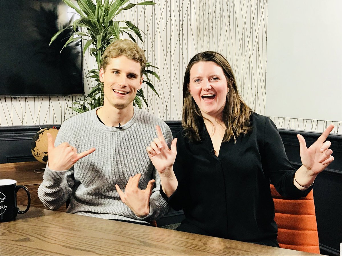 ventureoutto's tweet photo. Interview with our two amazing co-chairs! #cominggsoon #staytuned #ventureout https://t.co/8FAFNEFmbR