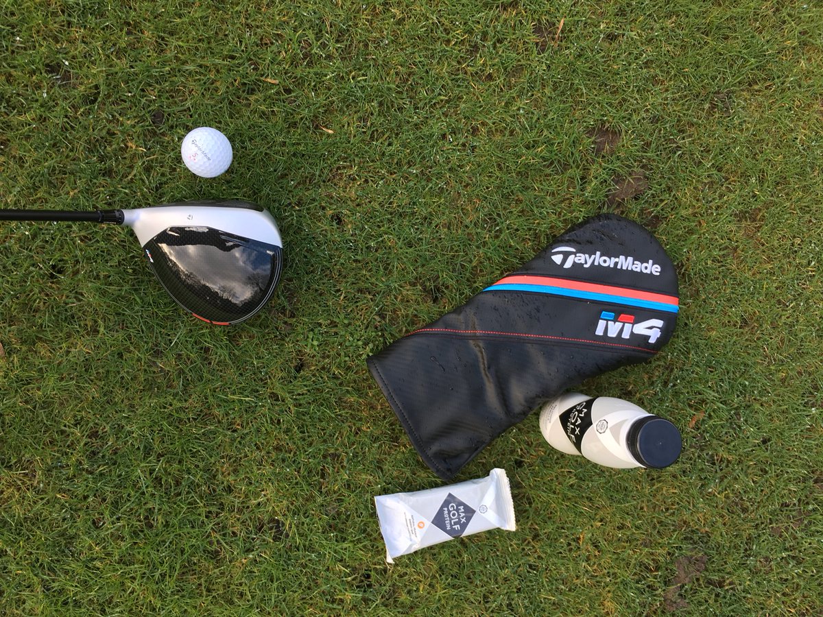 alexwhitegolf's tweet photo. Big thank-you to @MaxGolfProtein for the samples this weekend the members loved trying the protein bar & they also came in handy during my round today with the Captain #AWG #TopDog #TeamTaylormade #DriverTesting #M4 https://t.co/d51fZrPPoc