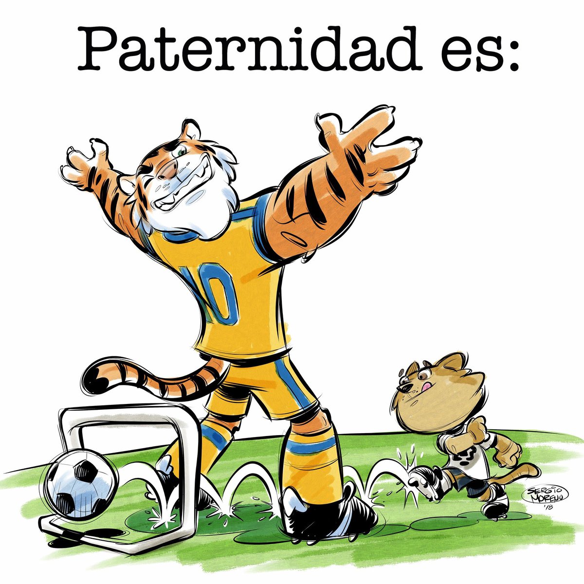 SMilustracion's tweet photo. #QueTeDefine ? La Paternidad !!! Hay que darle chance a los chavos...@TigresOficial #vs @PumasMX en la visión de https://t.co/0CDUQdyO1W https://t.co/978rtQasuP