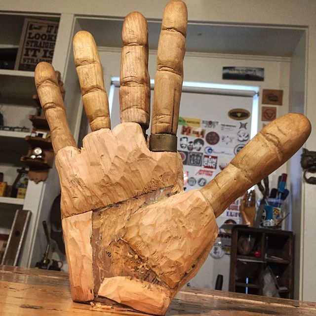 KeithDecent's tweet photo. Now it's time to hand sand the hand, man. I really wish I had a palm sander! (Continues to make hand puns until someone someone gives him a knuckle sandwich) ------------------------------------------------- #handtools #handtoolthursday #handmade #handsa… https://t.co/cS88QhOAyu https://t.co/KtgheSgJIg