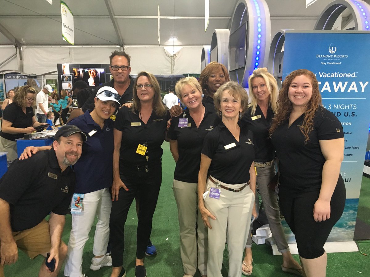 SarahPolenick's tweet photo. What an amazing job by our OPC team! Rocking it at the #WMPO! @diamondresorts @DiamondMylinh @bscotthart #EmployerofChoice @DiamondCareers #AZmarketing https://t.co/zAqqRwwPVw