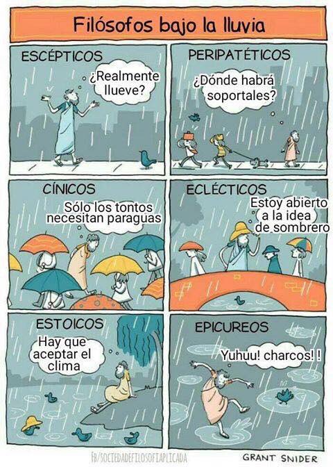clasicasIEDA's tweet image. Filosofia y lluvia.
#ieda