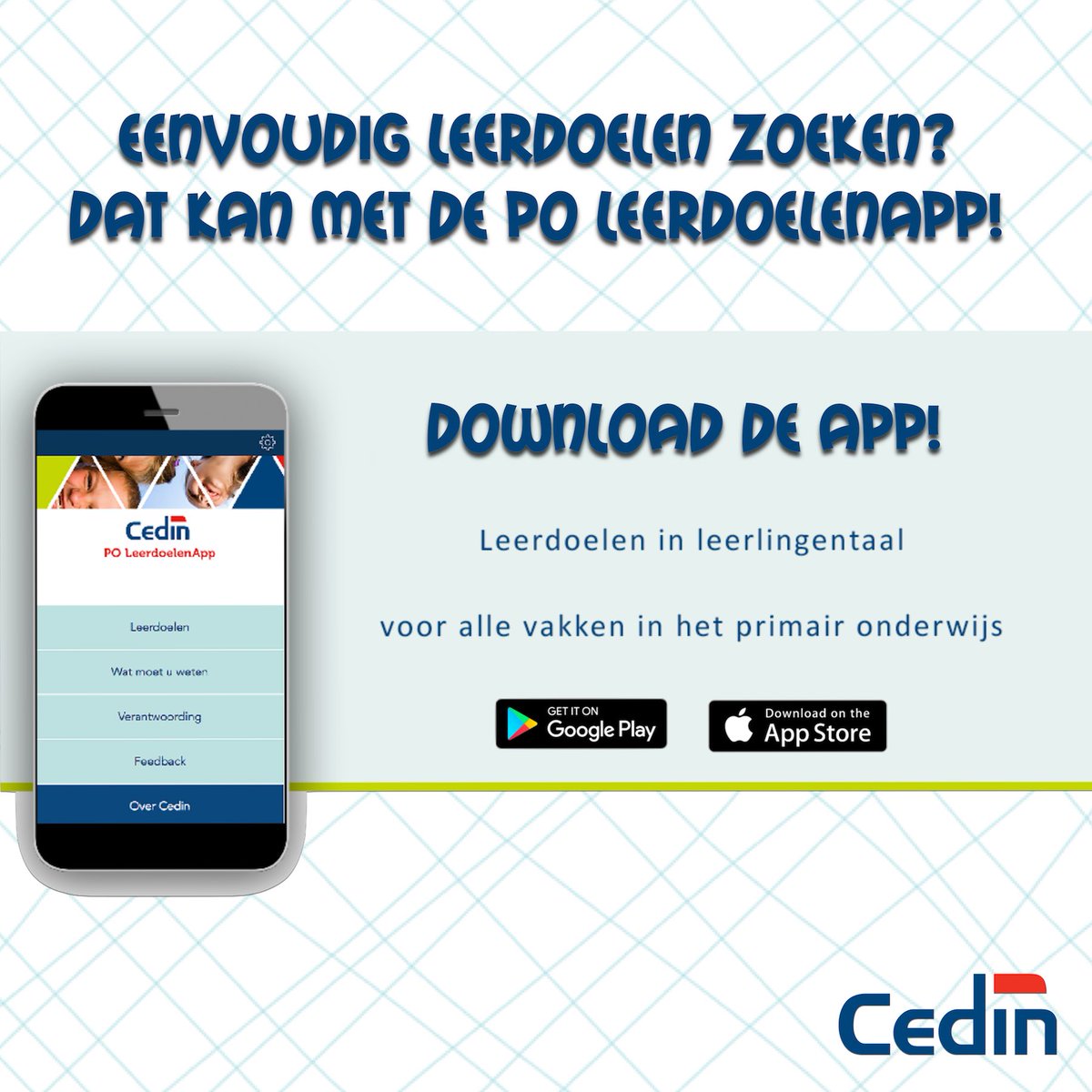 Heb jij de #POLeerdoelenApp van <a href="/CedinAdvies/">CEDIN</a> al ontdekt? #leerlingentaal #vakoverstijgend  #21eeeuwsevaardigen #basisonderwijs goo.gl/xdaNmW