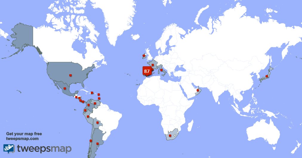 LTic2's tweet photo. Mis seguidores viven en España(85%),México(2%),Granada(2%) y más https://t.co/mBWaAnULFE https://t.co/BSlRS1XfP2