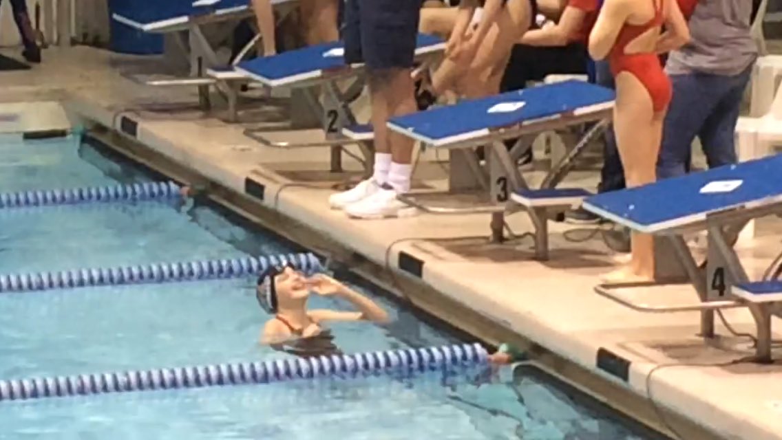 JeffFurbee's tweet image. My daughter dropped nearly 6 seconds in her 100 Fly this morning and got her JO cut in the event! Her reaction after looking up and seeing her time is priceless. Swimming has been so good for and to my kids. Thanks Coach Sam! @SamCheverton