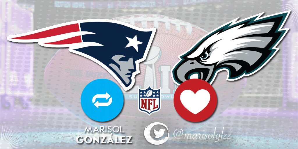 marisolglzz's tweet photo. 🏈 ¿Quién es su favorito para llevarse el #SuperBowl de la @NFL ? 🏈

🔁 #GoPats 
❤️ #FlyEaglesFly https://t.co/44nRK2eJUJ