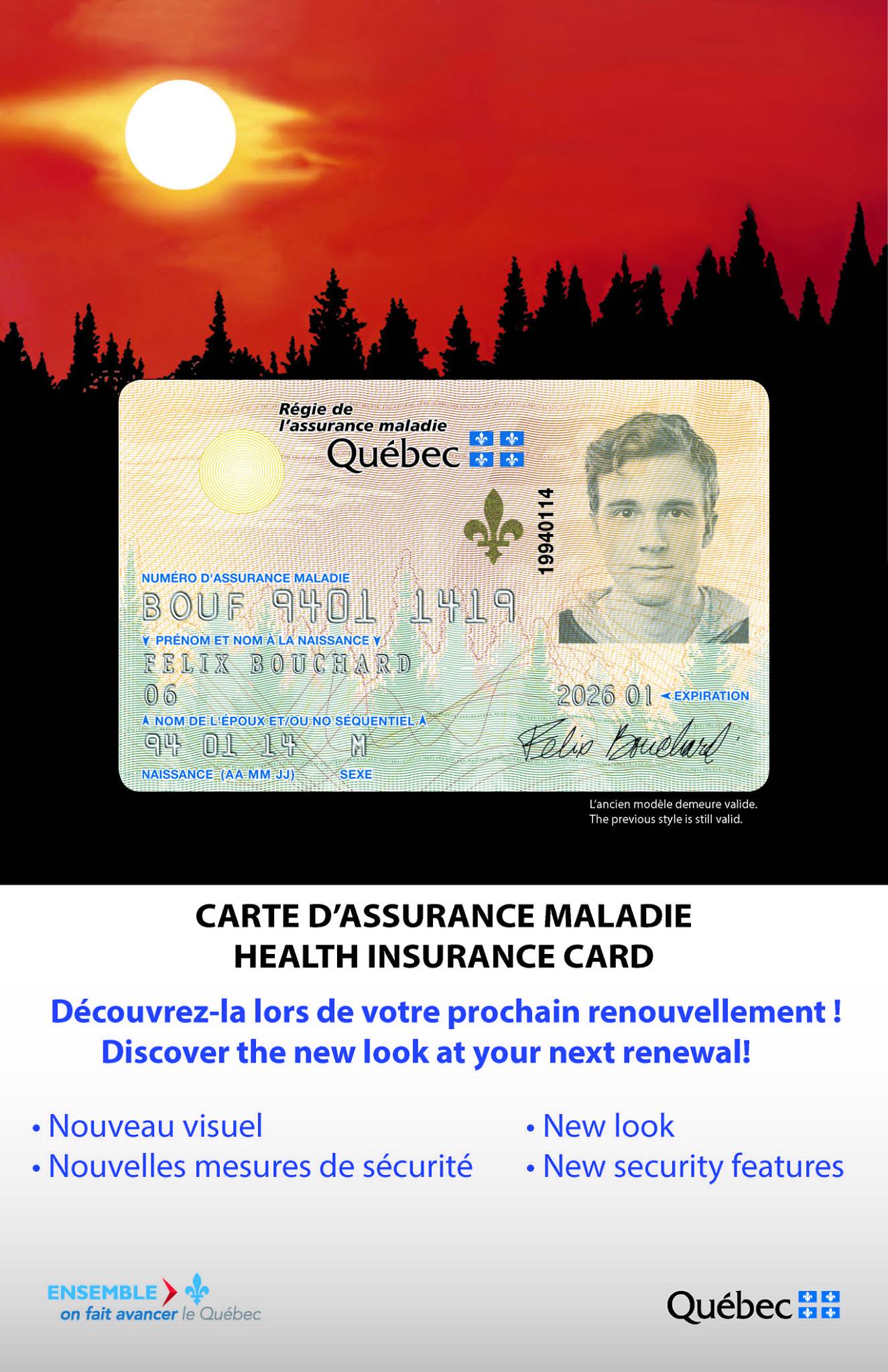 Ciusss Centre Ouest De L Ile De Montreal Un Nouveau Visuel Pour Votre Carte D Assurance Maladie Santemontreal Assurancemaladie Ramq A New Look For Your Health Card Montrealhealth Healthcard Ramq T Co C8p3aikxej