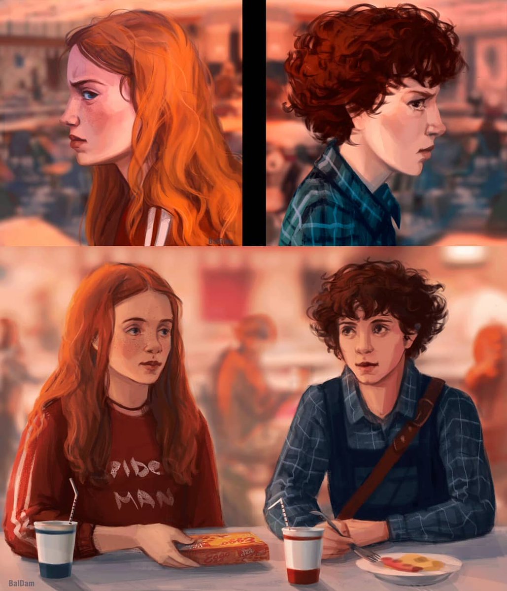 StrangerNews11's tweet photo. #StrangerThings Deseando ver como continua la relación entre Eleven y Max en la Tercera Temporada...🤔😍 #ART: baldam https://t.co/cHqOSaq8LW