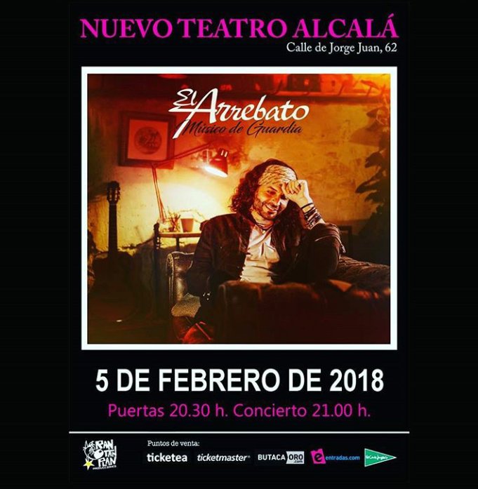 Gracias a todas las personas maravillosas que forman parte de mi vida😊😊 sois geniales!! Buenas noches a tod@s!!
Y recordar mañana nos vemos en el concierto del <a href="/arrebatoficial/">Javier Labandon El Arrebato</a>