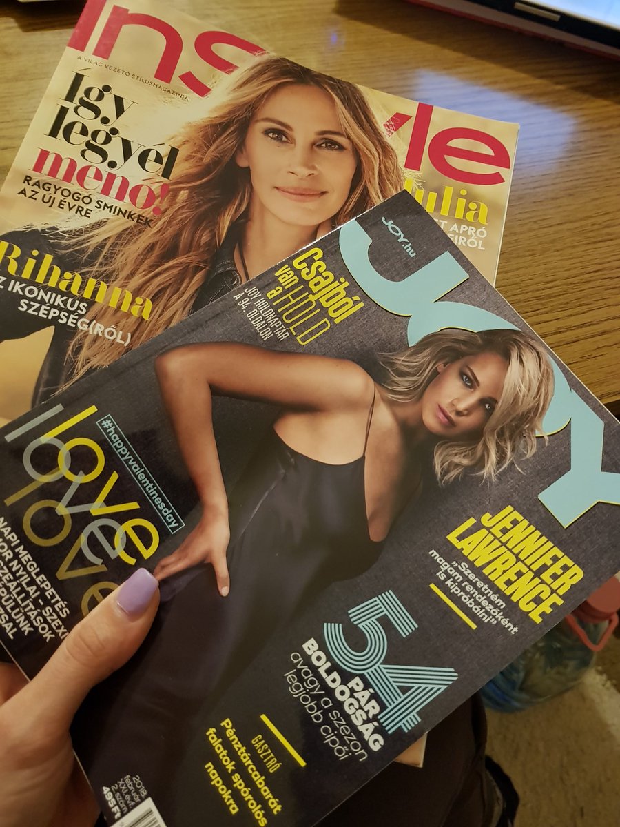 realbarbi2749's tweet image. From like 2 weeks i will get these 2 magazines in pair in my mail box for 3 months😁 #magazineaddict #fashionlover #instyle #joy