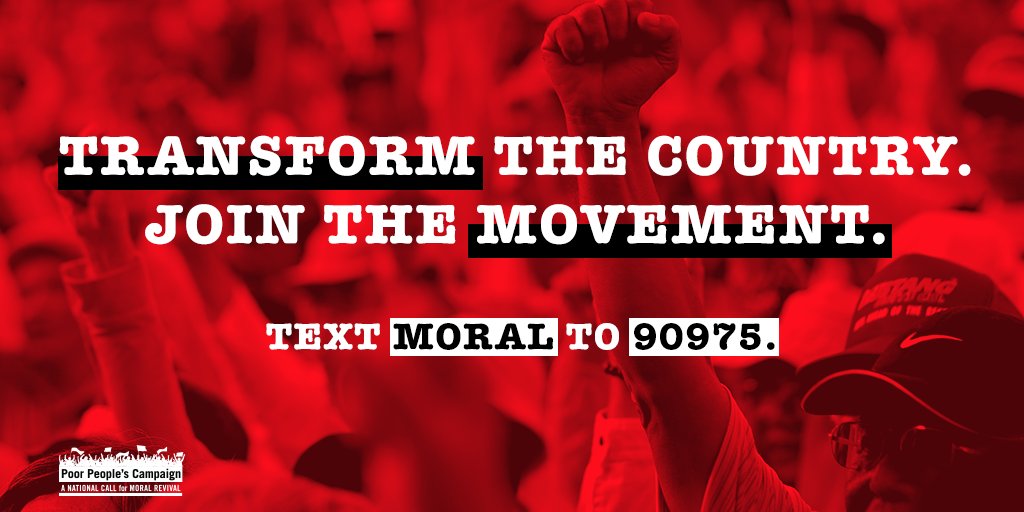 VTPPC's tweet photo. Thousands of poor and disenfranchised people are flooding capitols coast to coast to demand a moral and just agenda. Join us. #PoorPeoplesCampaign https://t.co/TVzlXcbCW7