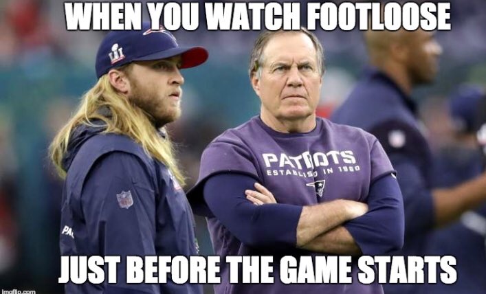 a_mitchell888's tweet photo. Forget @NowPlayingJT Billy’s listening to #OliviaNewtonJohn in the locker room. #SuperBowlLII https://t.co/64hLTQROQd