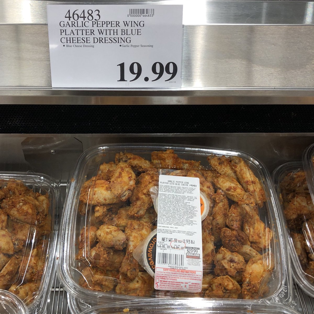 ventura99: Costco Garlic Pepper Chicken Wings Ingredients