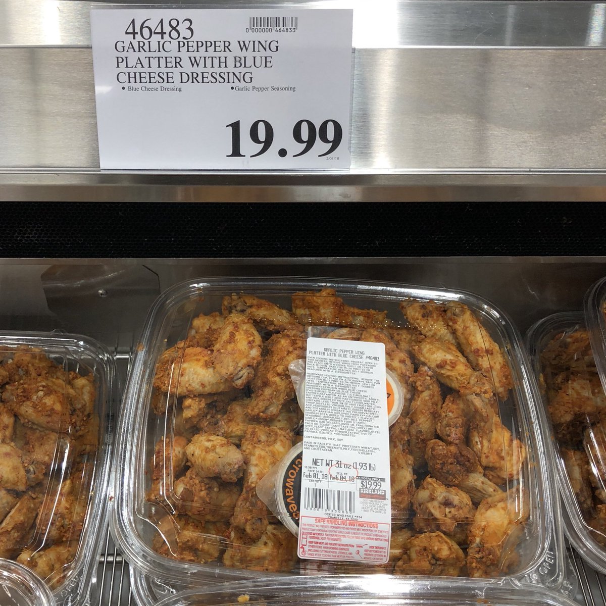 Ventura99 Costco Garlic Pepper Chicken Wings Ingredients