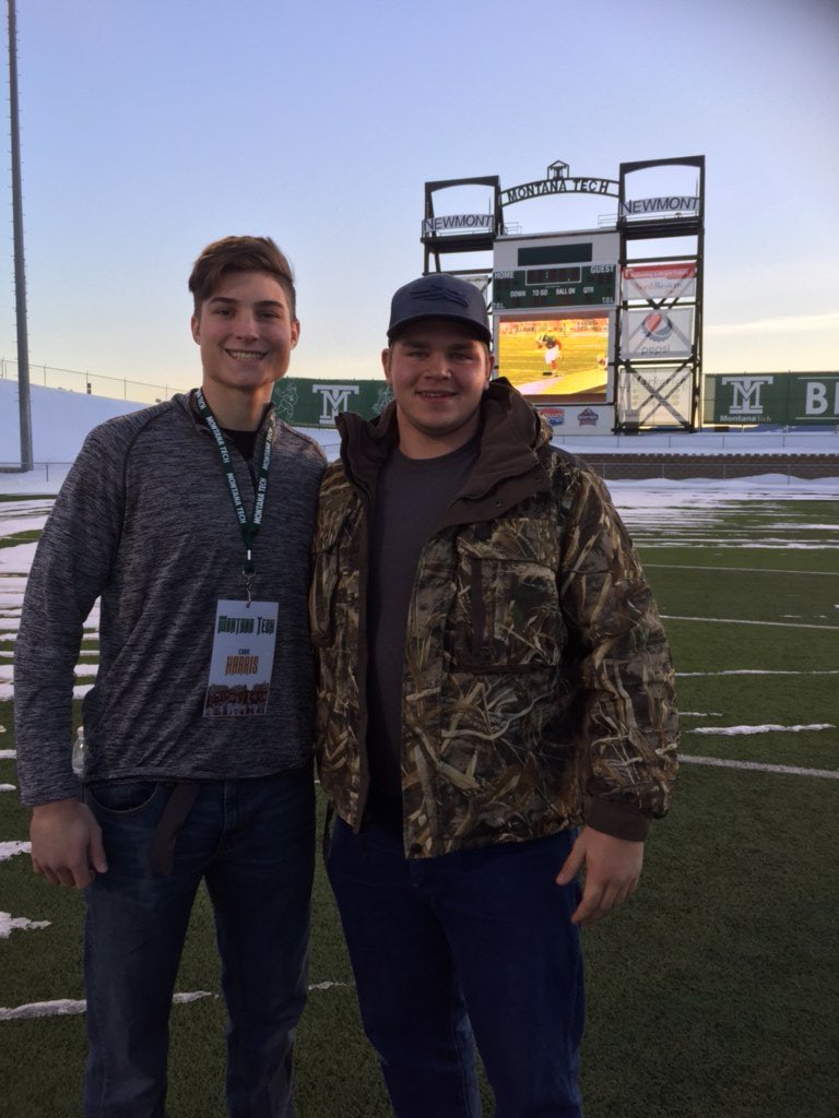 cadeharris8's tweet photo. ‼️Excited to announce my commitment to play football at Montana Tech University‼️ grateful I get the chance to ball out once again. Special thanks to all my coaches, teammates, friends and family for helping me get to this point! This opportunity will not be wasted. https://t.co/qkU1xoSoan