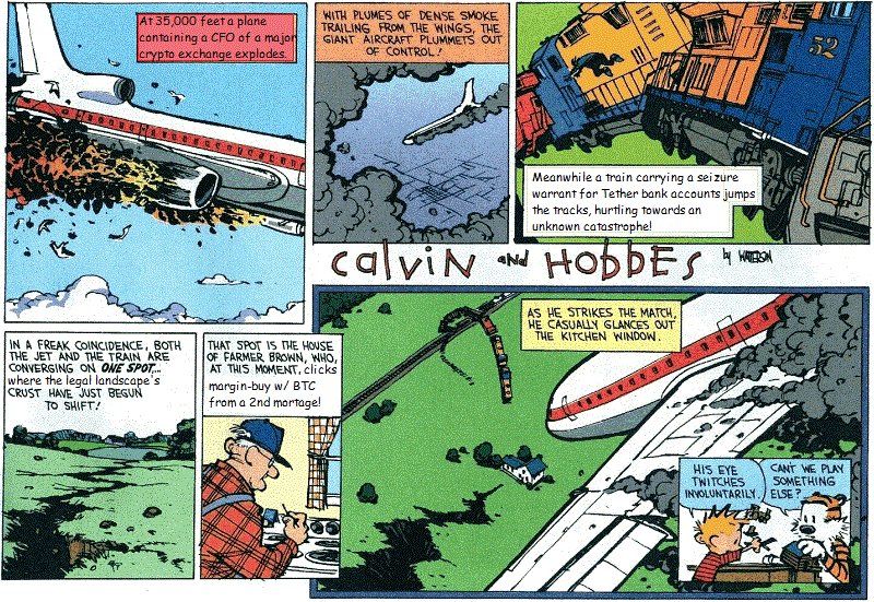 Calvin and Hobbes but with Crypto Punchlines (@cryptocalvinist) on Twitter photo 