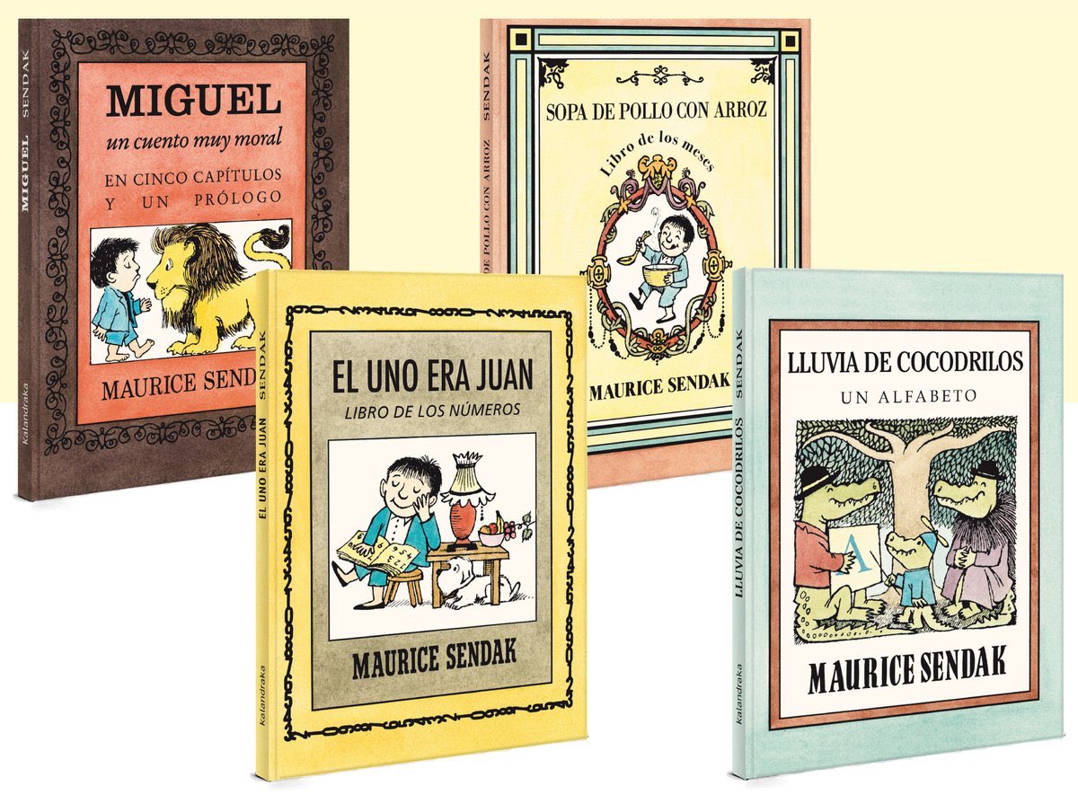 SONANDOCUENTOS's tweet photo. No hay nada mejor que comenzar la semana con la lectura de libros imprescindibles como los de Maurice Sendak. https://t.co/bCAhgMAUwv  @KalandrakaEdit https://t.co/iJQoljEekT