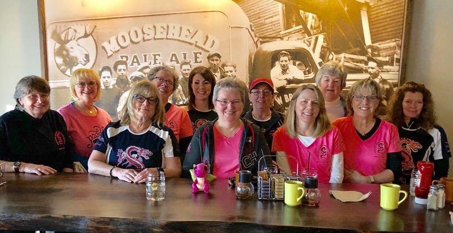 BreastsAhoy's tweet photo. We had so much fun yesterday at the @Rock889FM charity curling bonspiel! #GetYourRocksOff Over $6500 was raised in support of the Canadian #Cancer Society NB Division. https://t.co/MIoS1BiXv9 https://t.co/tiJWzftnp7