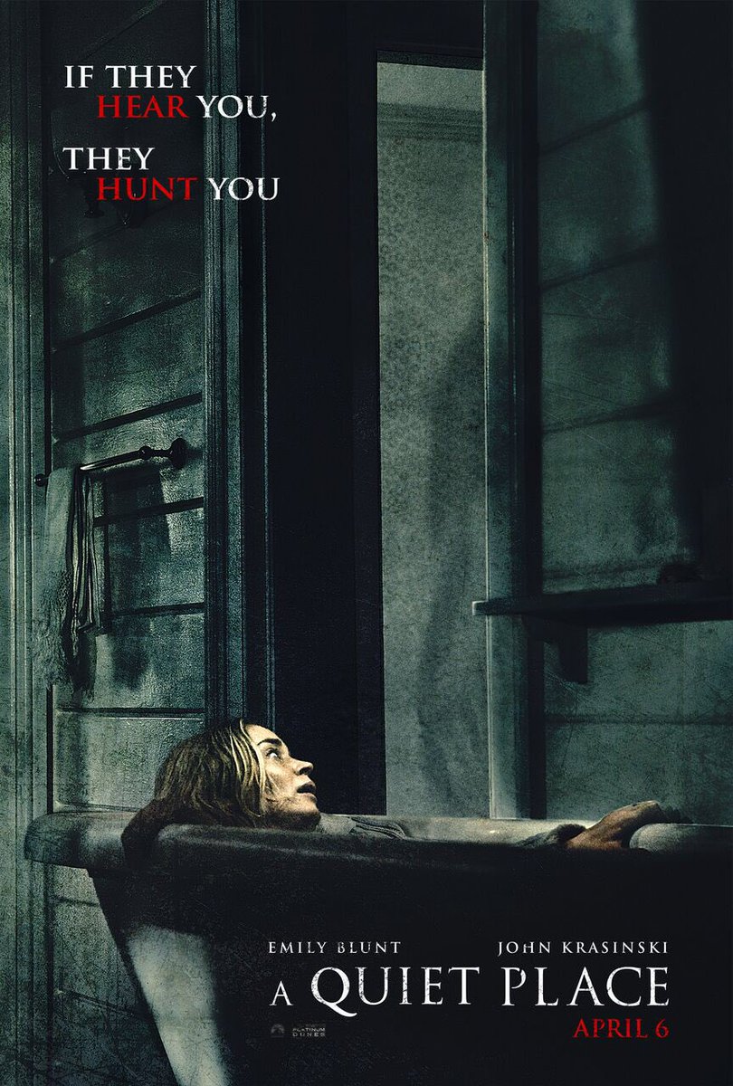 Teaser image of our new movie @quietplacemovie from Platinum Dunes, staring Emily Blunt and directed by @johnkrasinski #StayQuiet